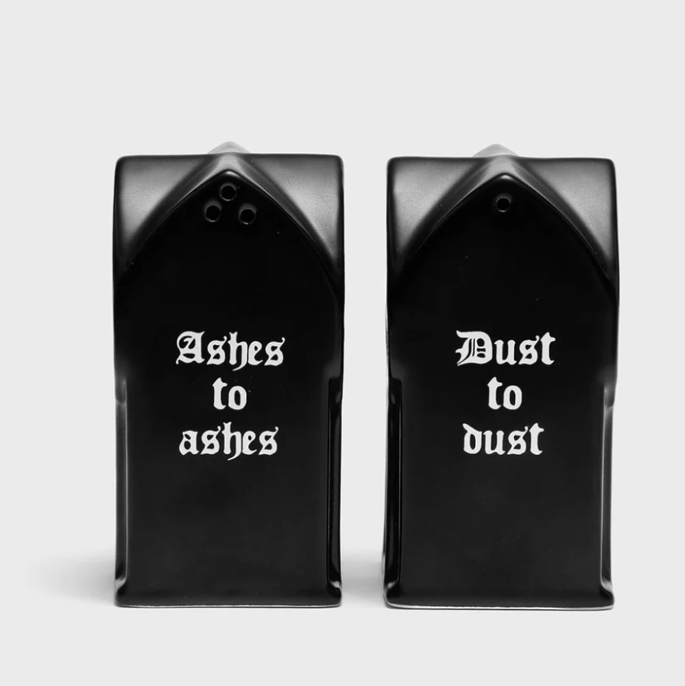 KILLSTAR Gothic Salt & Pepper Shakers NIB